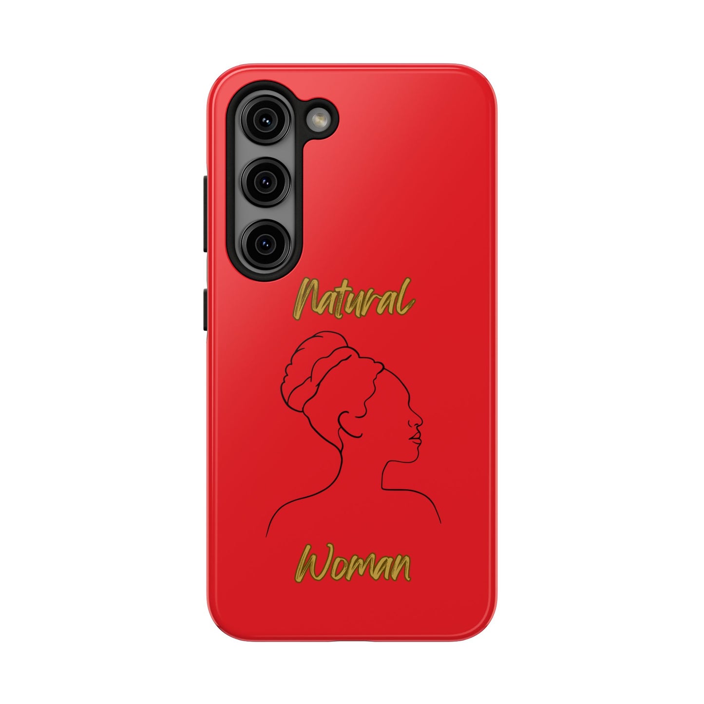 Natural Woman Mixed (BL)Tough Phone Cases RED