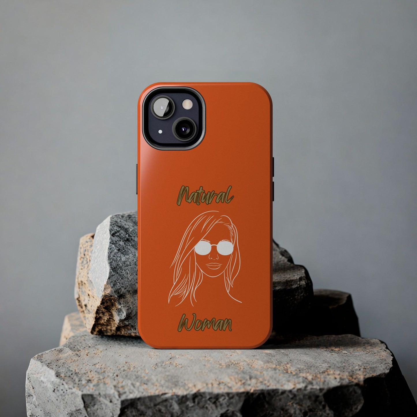Natural Woman Shades (WL)Tough Phone Cases ORANGE