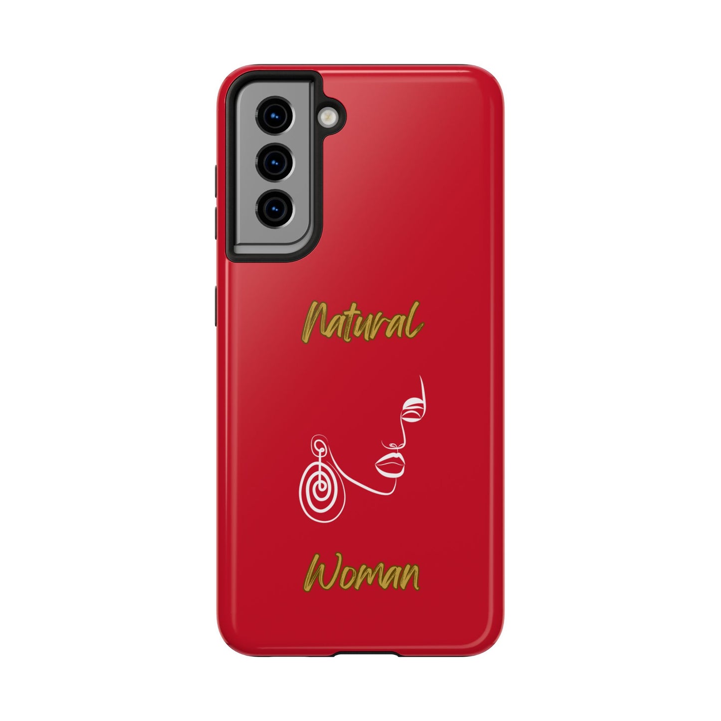 Natural Woman Music In My Soul (WL)Tough Phone Cases DARK RED