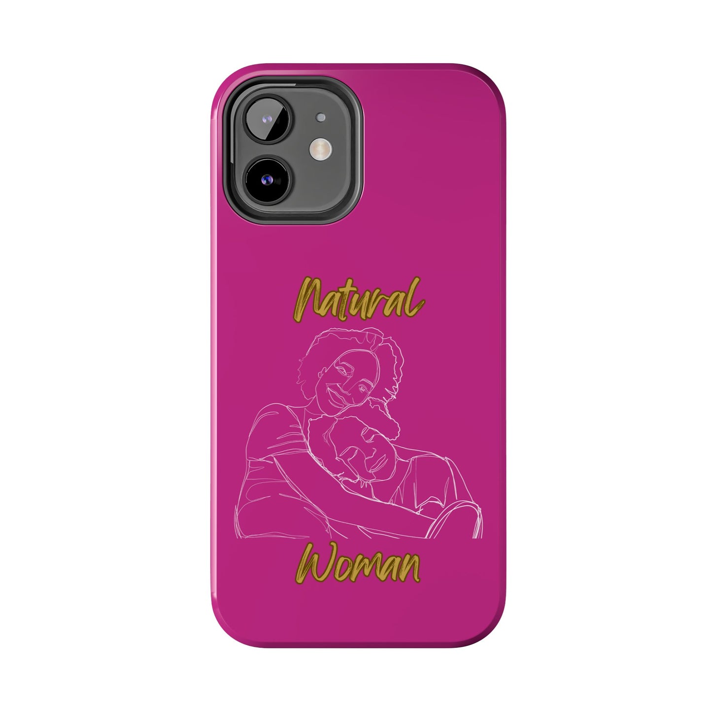 Natural Woman Loving Embrace (WL)Tough Phone Cases PINK