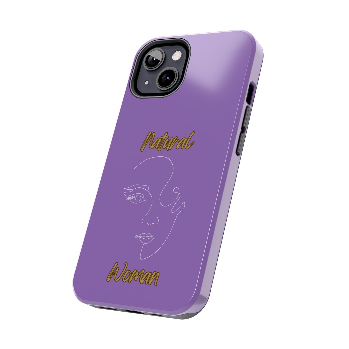 Natural Woman Looking (WL)Tough Phone Cases LIGHT PURPLE