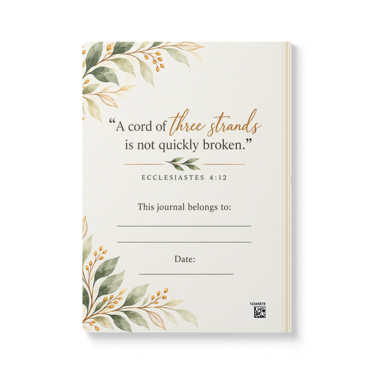 Strong Family Marriage Prayer Journal – Christian Couples Prayer & Scripture Journal, Wedding or Anniversary Gift
