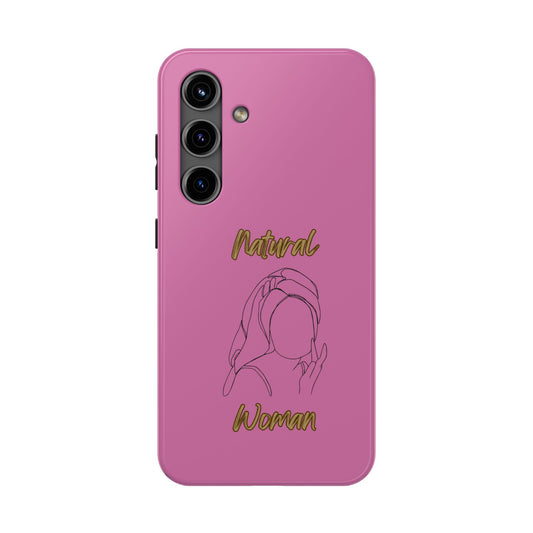 Natural Woman Towel Wrapped (BL)Tough Phone Cases LIGHT PINK