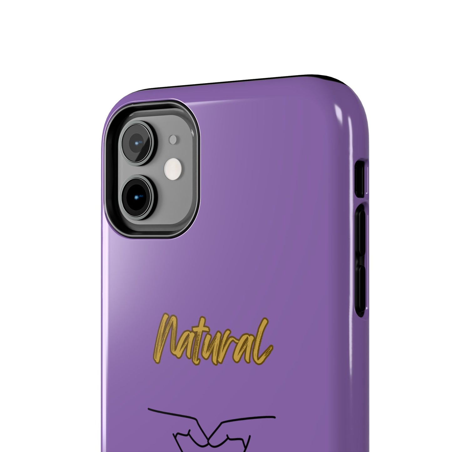 Natural Woman I Love You (BL)Tough Phone Cases LIGHT PURPLE
