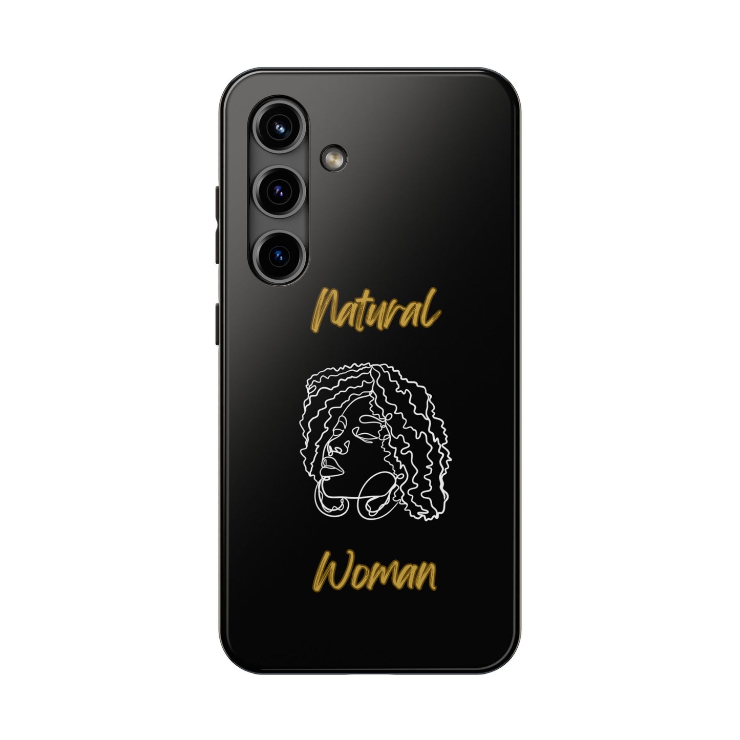 Natural Woman Naturally Me (WL)Tough Phone Cases BLACK