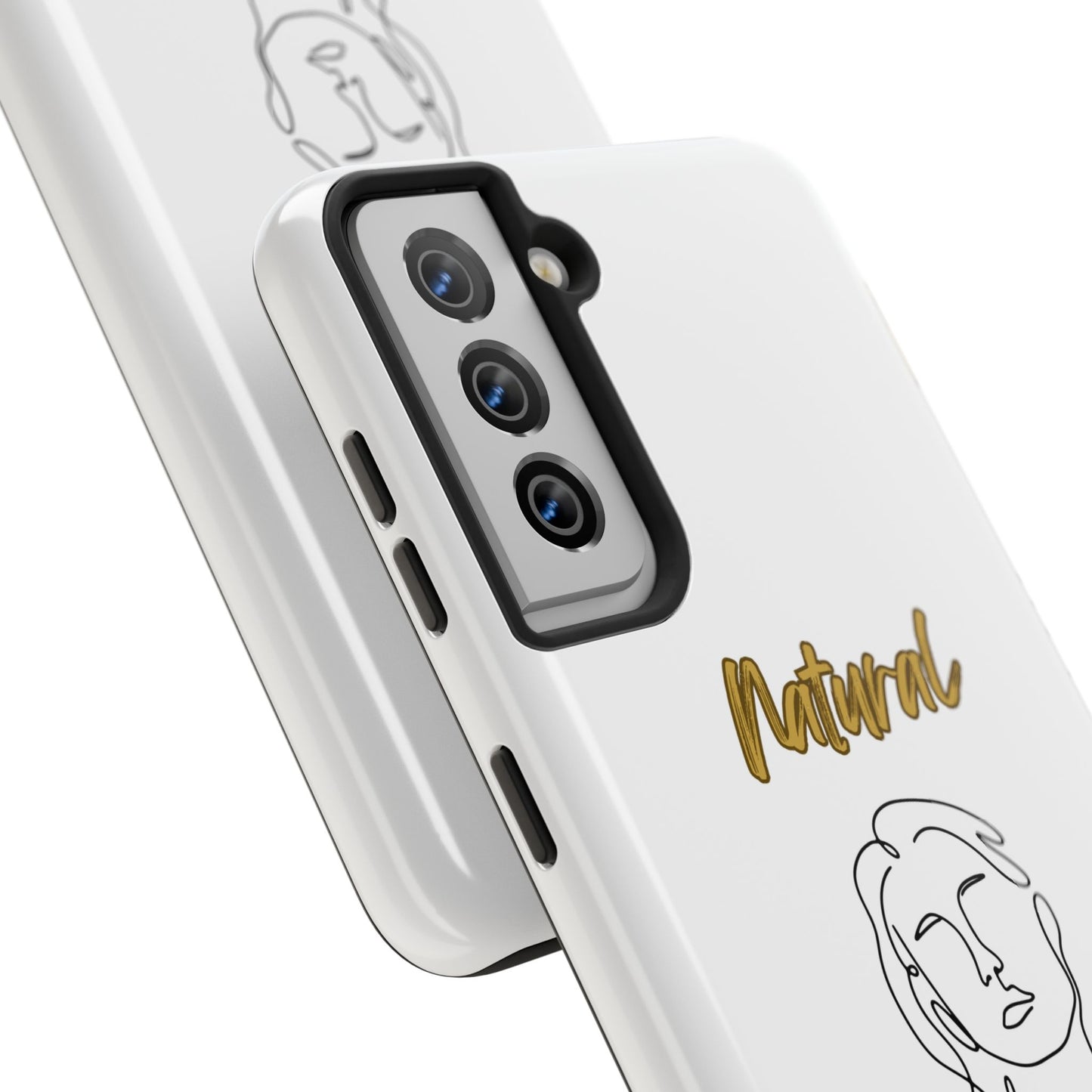 Natural Woman Hello (BL)Tough Phone Cases WHITE