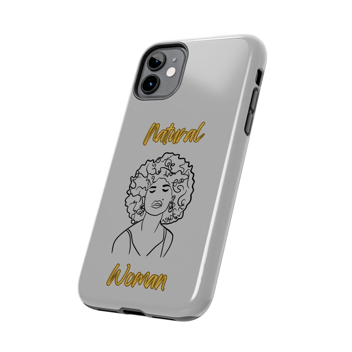 Natural Woman All About Me (BL)Tough Phone Cases LIGHT GREY