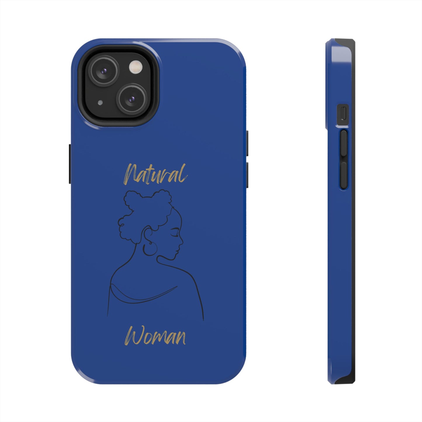 Natural Woman Twists (BL) Tough Phone Cases DARK BLUE