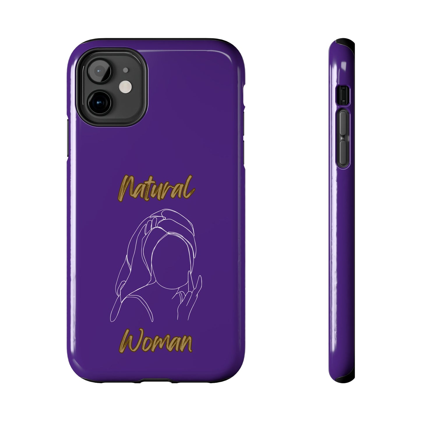 Natural Woman Towel Wrapped (WL)Tough Phone Cases PURPLE