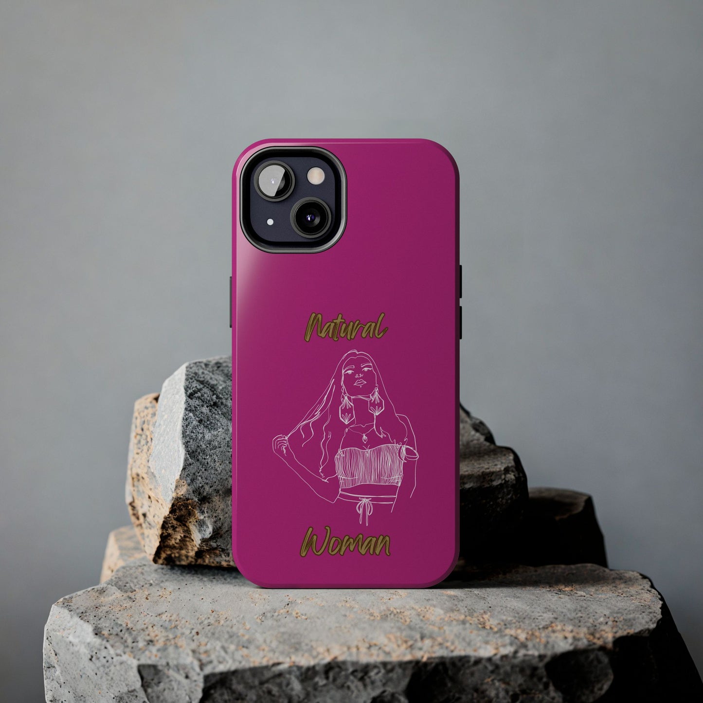 Natural Woman Thinking (WL)Tough Phone Cases PINK