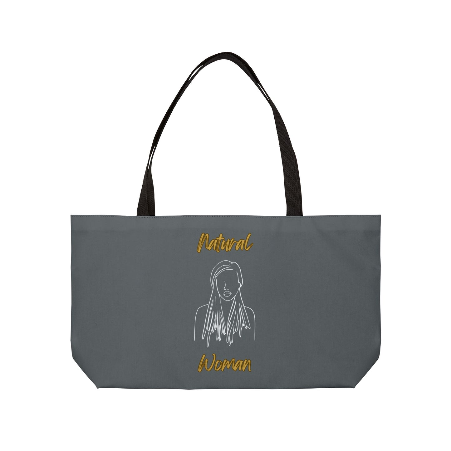 Natural Woman Content (WL) Weekender Tote Bag DARK GREY