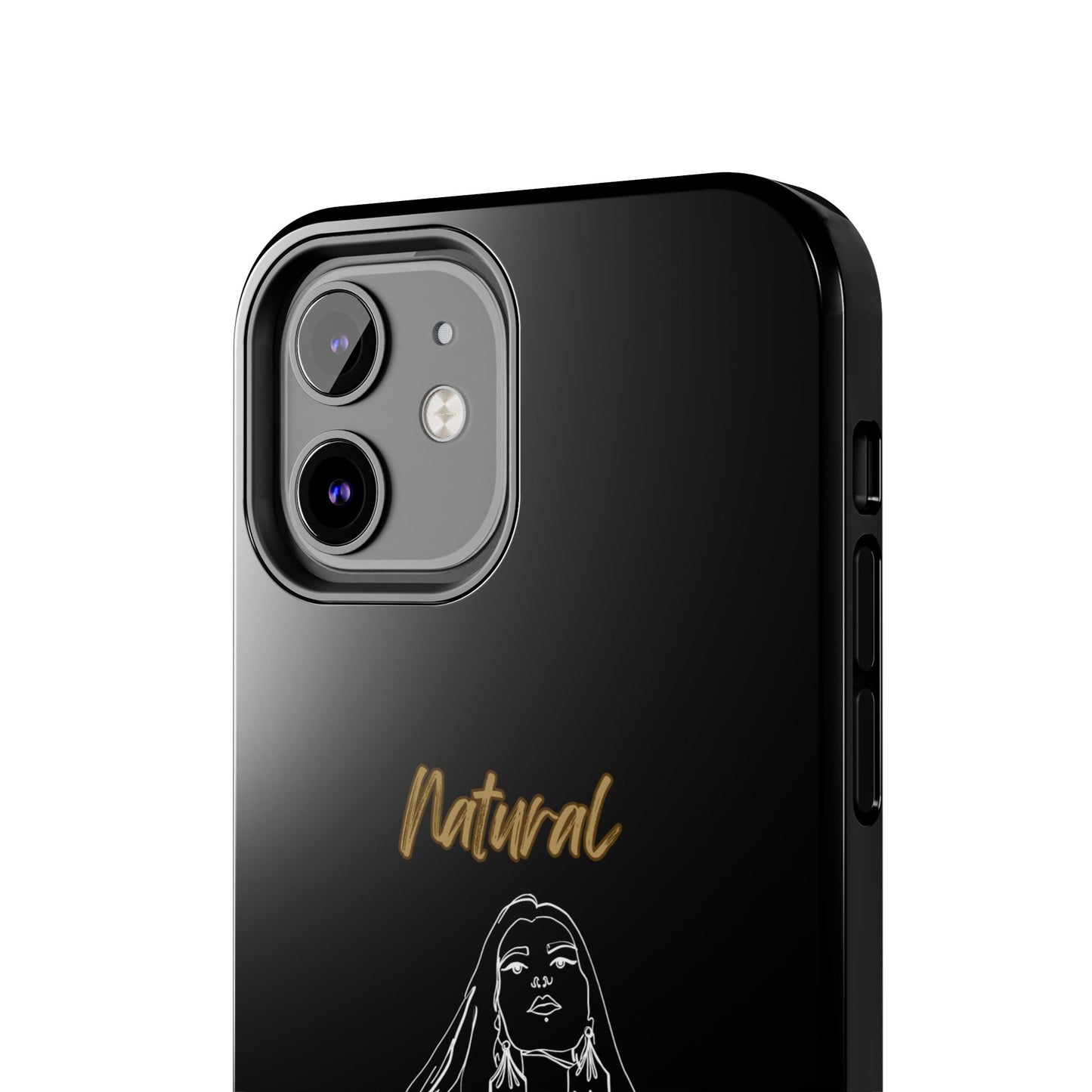 Natural Woman Thinking (WL)Tough Phone Cases BLACK