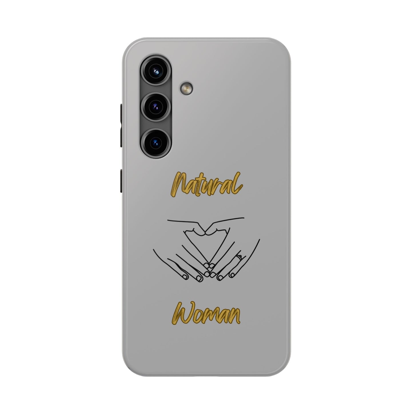 Natural Woman I Love You (BL)Tough Phone Cases LIGHT GREY