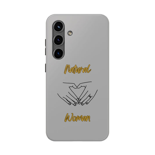 Natural Woman I Love You (BL)Tough Phone Cases LIGHT GREY
