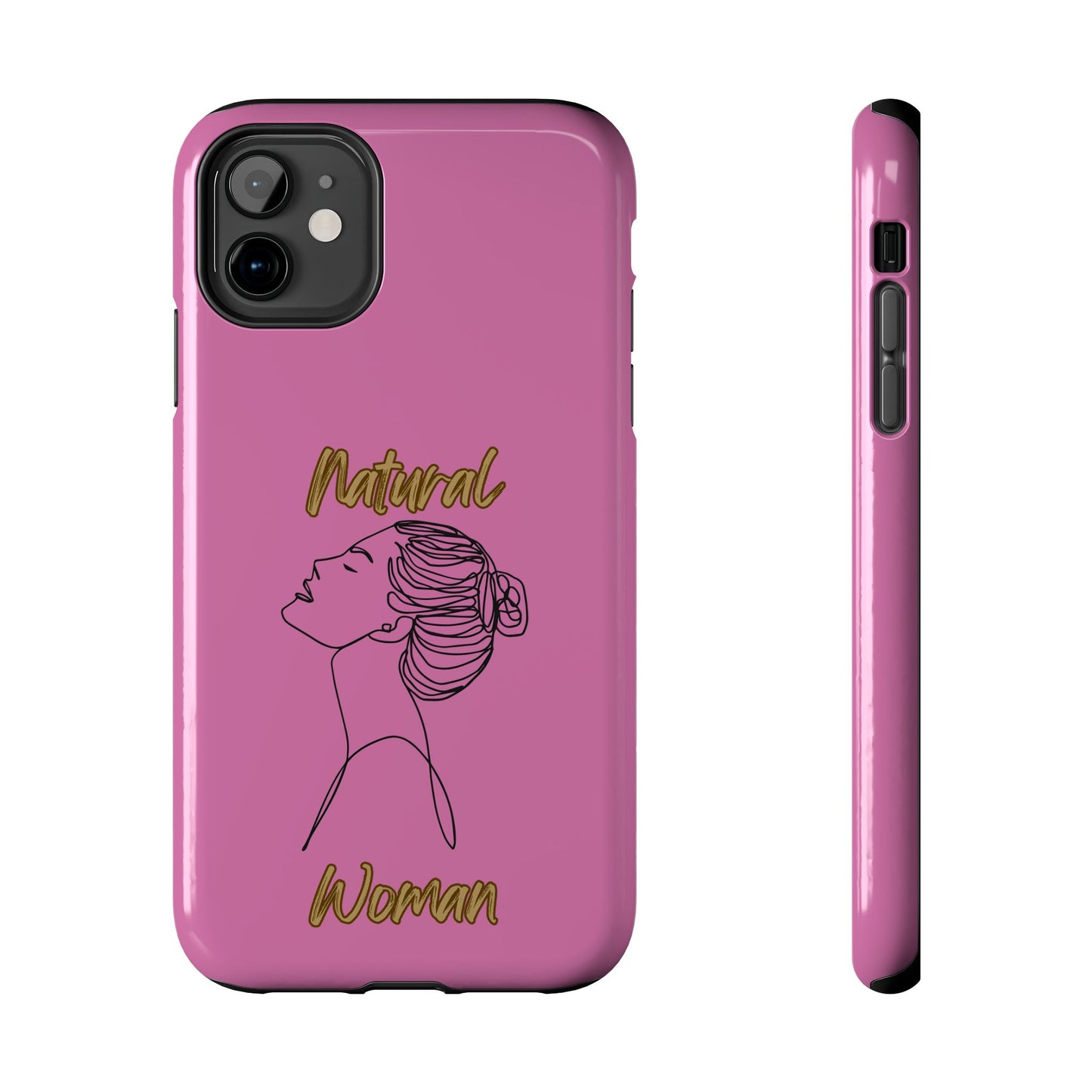 Natural Woman Wet Bun (BL) Tough Phone Cases LIGHT PINK