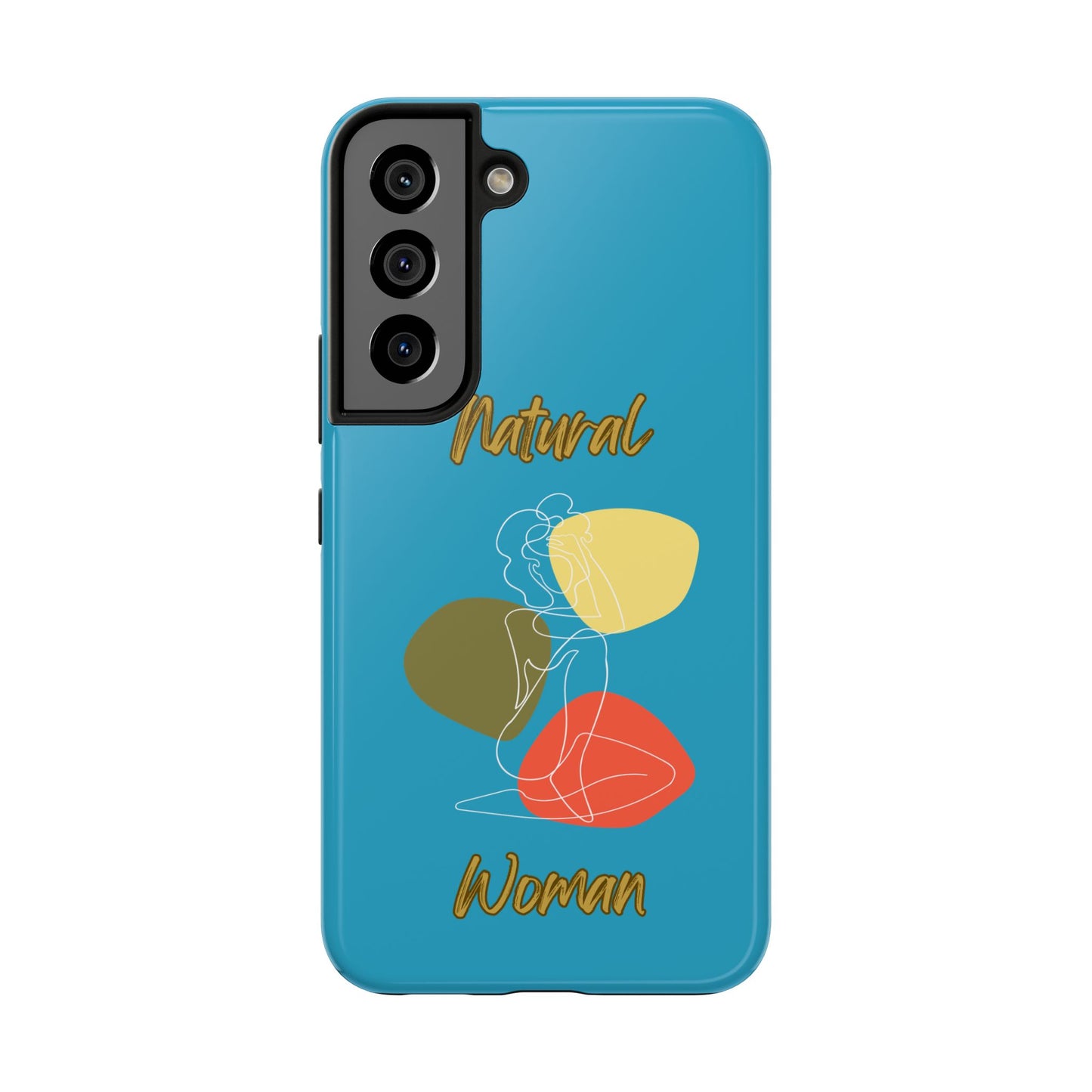 Natural Woman Colorful Pose (WL)Tough Phone Cases TURQUOISE