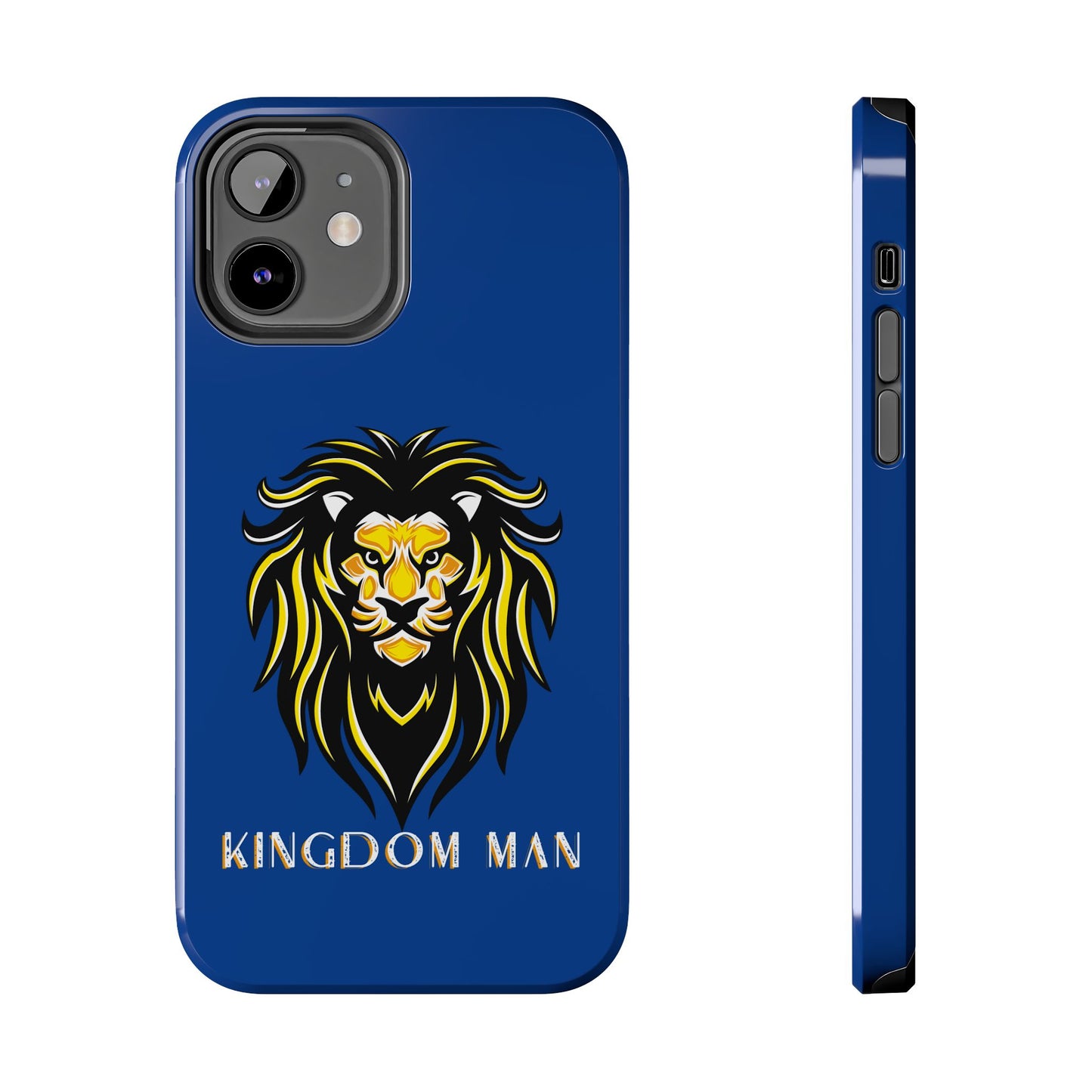 Kingdom Man (White-Gold Label) Tough Phone Case DARK BLUE