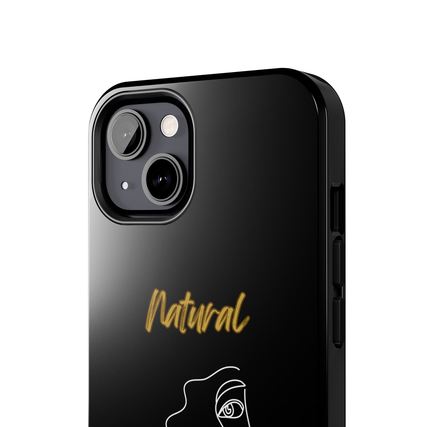 Natural Woman Peekaboo (WL)Tough Phone Cases BLACK