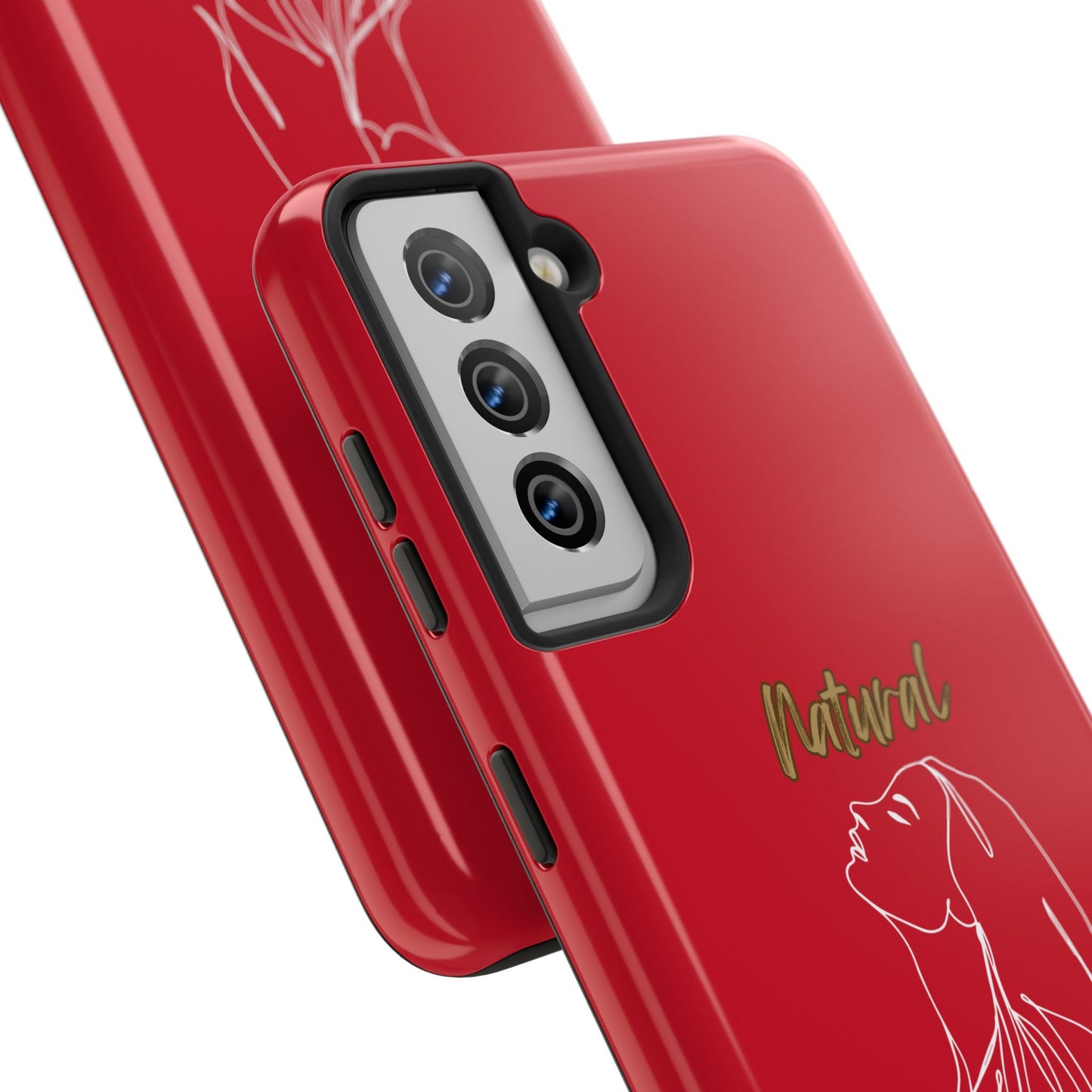 Natural Woman Appreciation (WL) Tough Phone Cases DARK RED