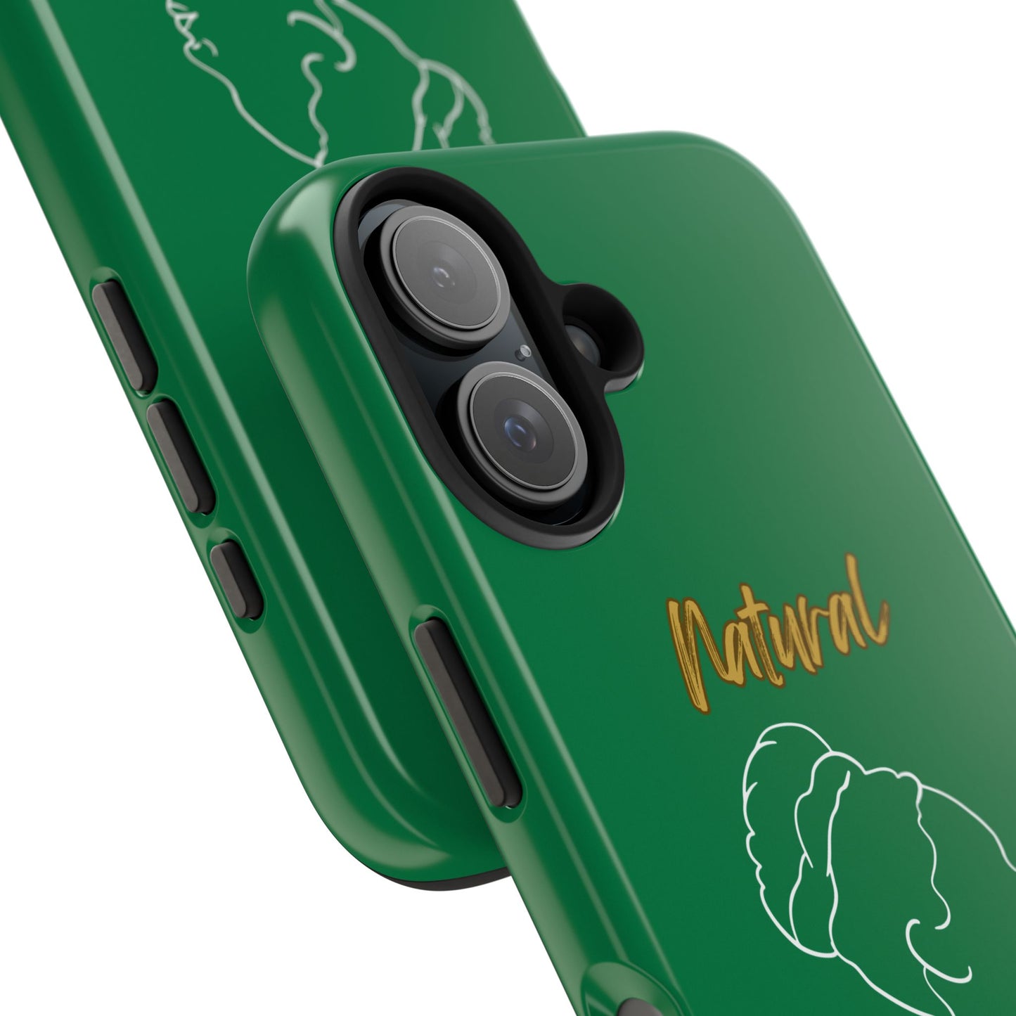 Natural Woman Mixed (WL)Tough Phone Cases DARK GREEN