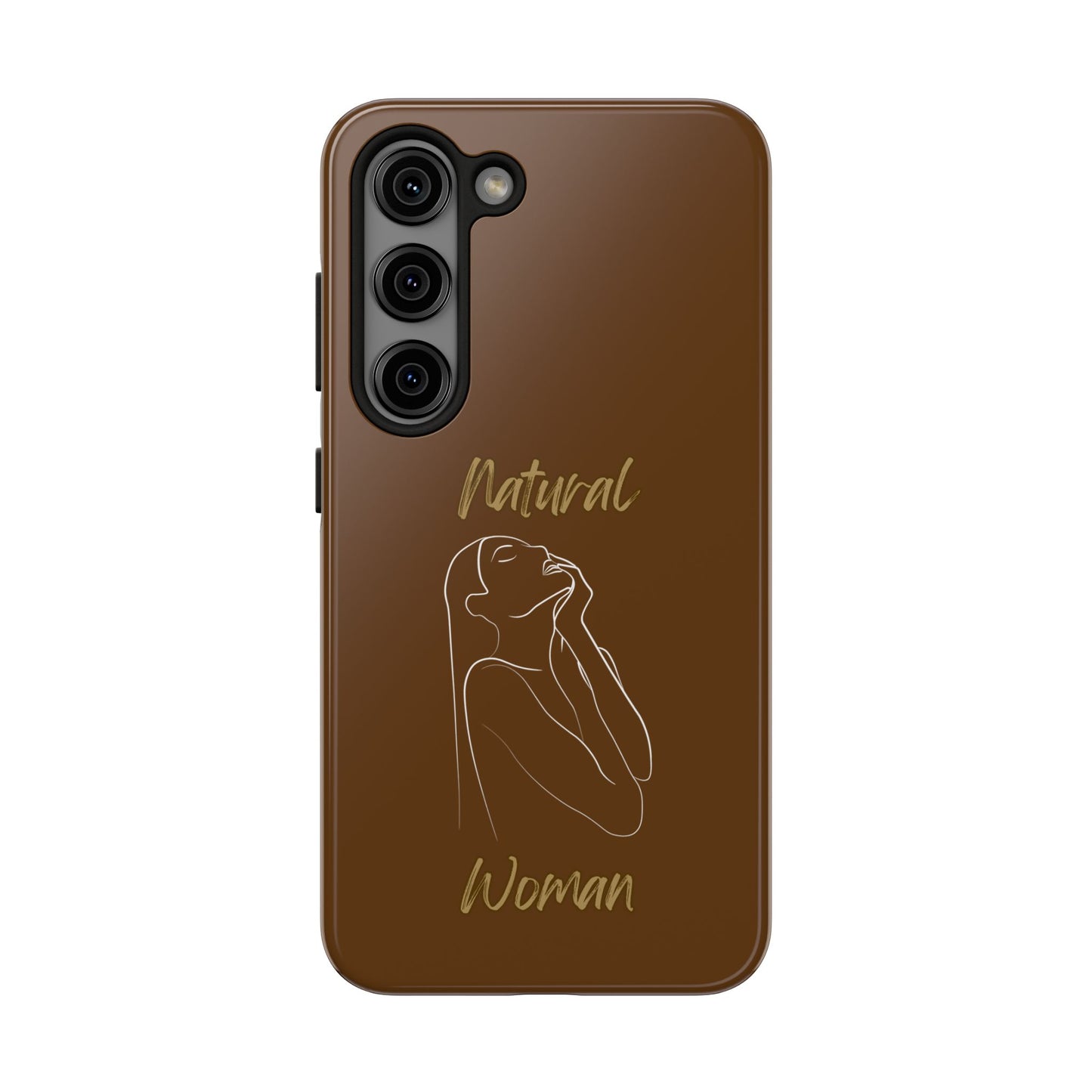 Natural Woman Thank You (WL) Tough Phone Cases BROWN