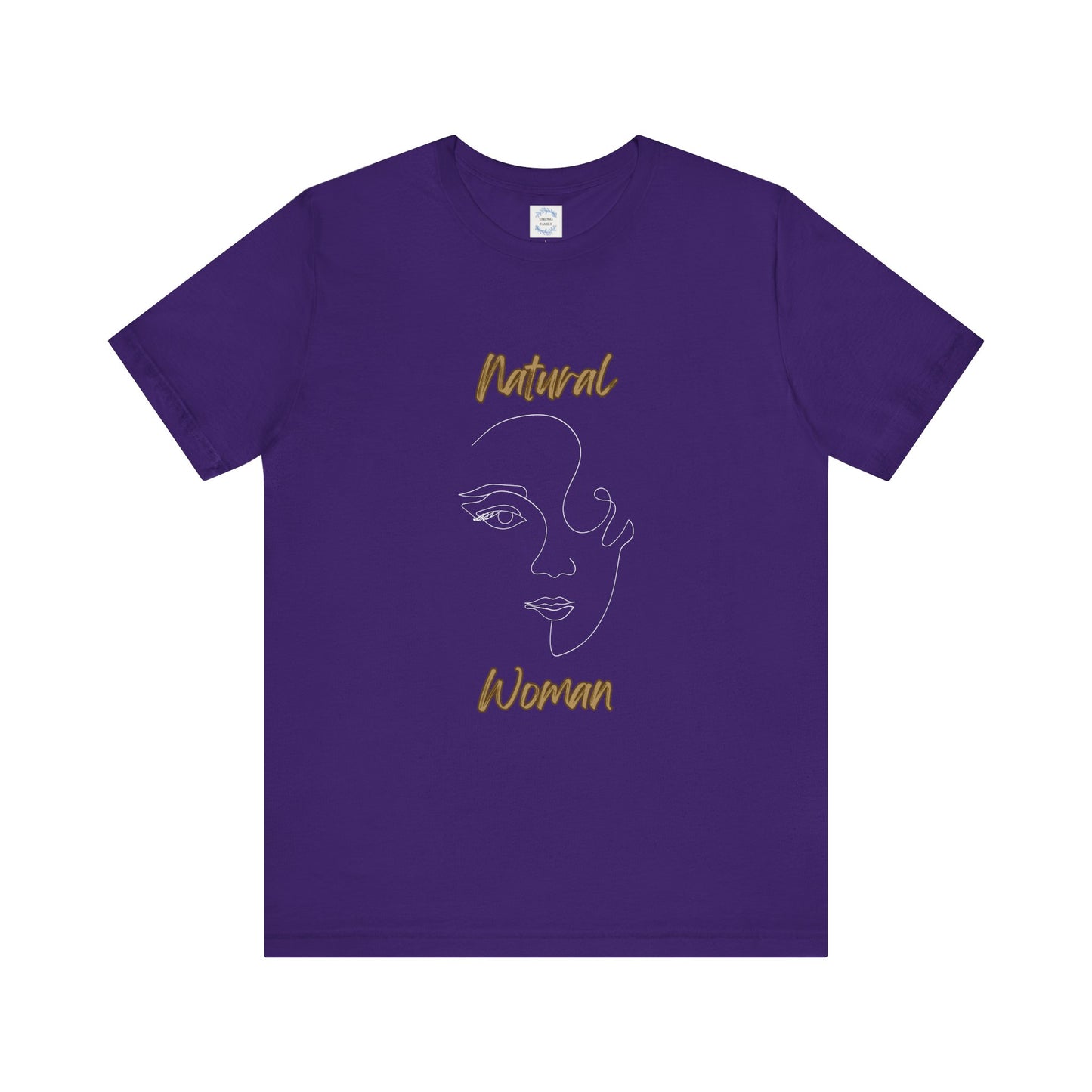 Natural Woman Looking  (WL) Short Sleeve T-Shirt