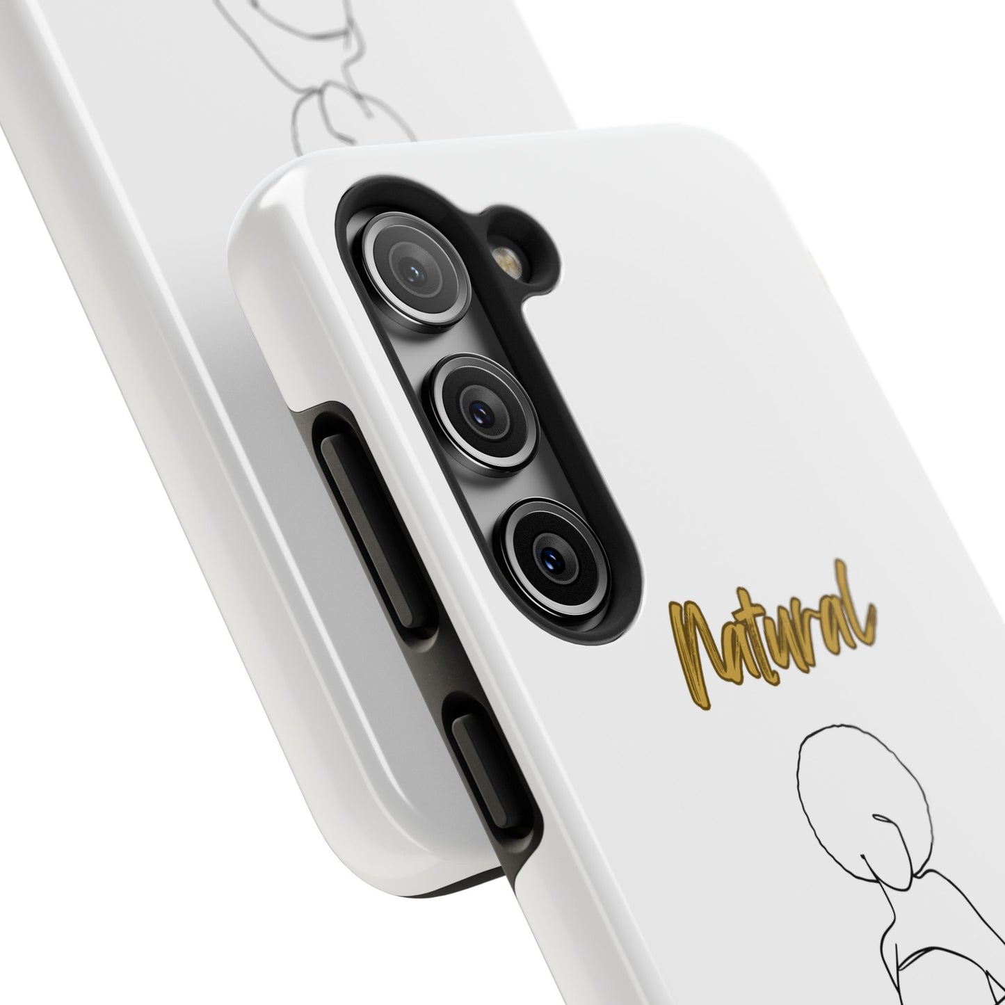 Natural Woman Sho Nuff (BL)Tough Phone Cases WHITE