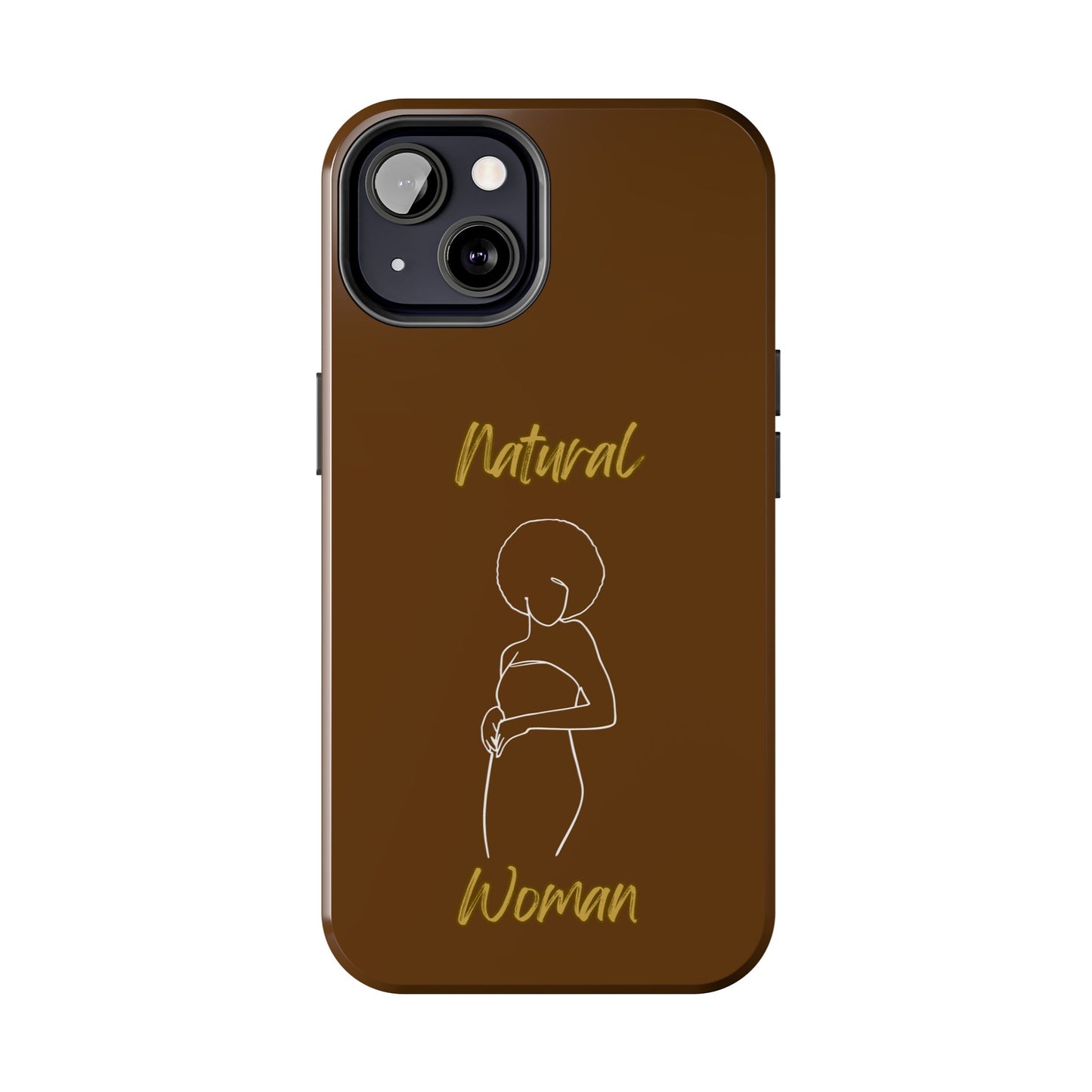 Natural Woman Sho Nuff (WL)Tough Phone Cases BROWN