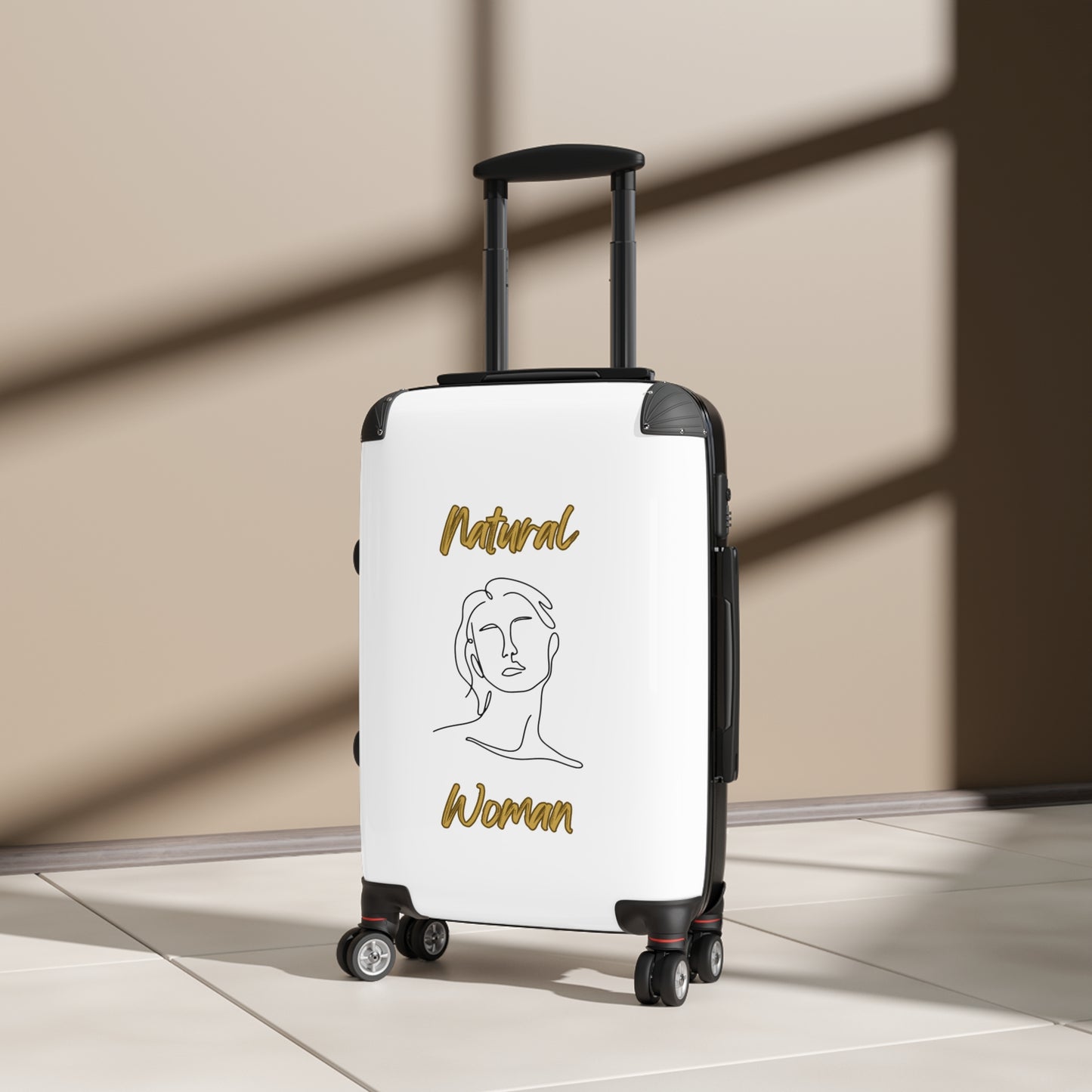 Natural Woman Hello (BL) Suitcase WHITE