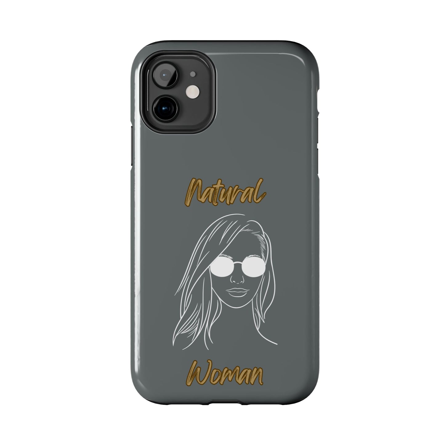 Natural Woman Shades (WL)Tough Phone Cases DARK GREY