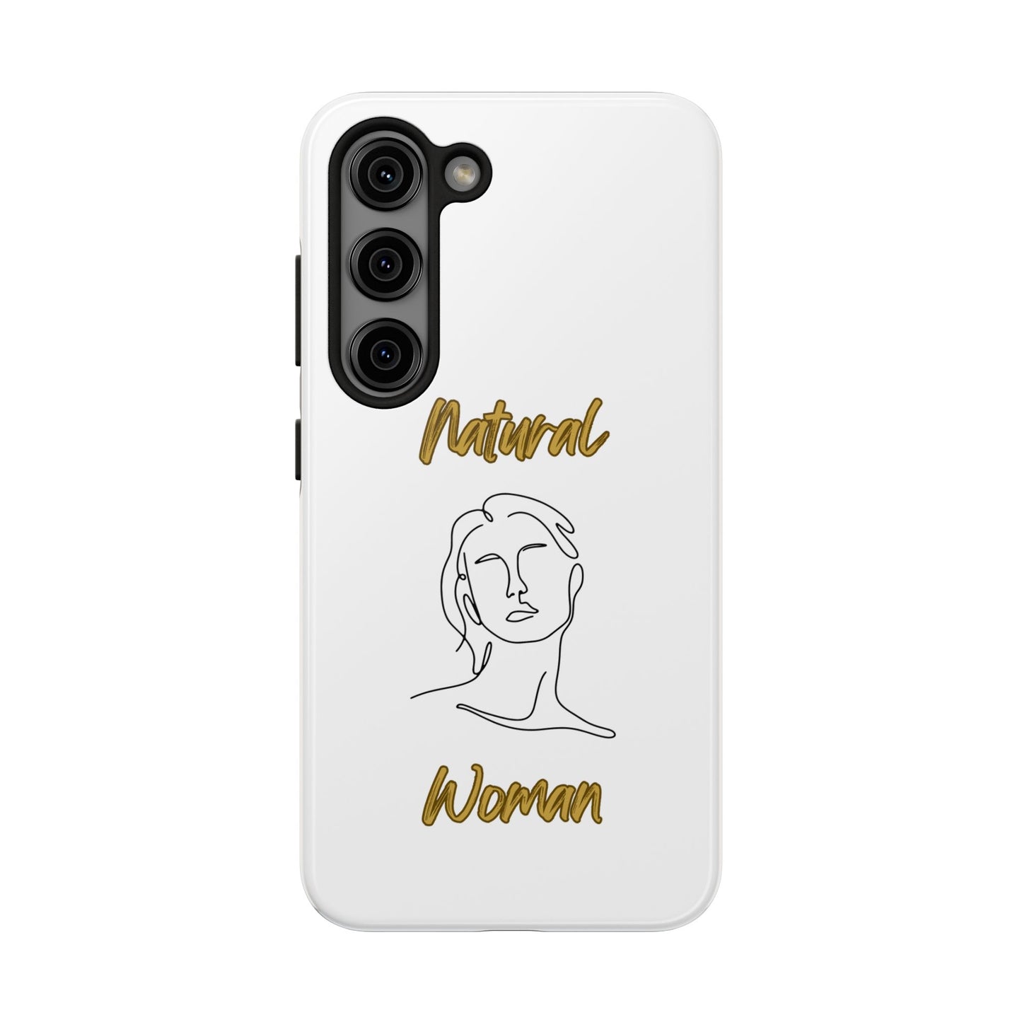 Natural Woman Hello (BL)Tough Phone Cases WHITE