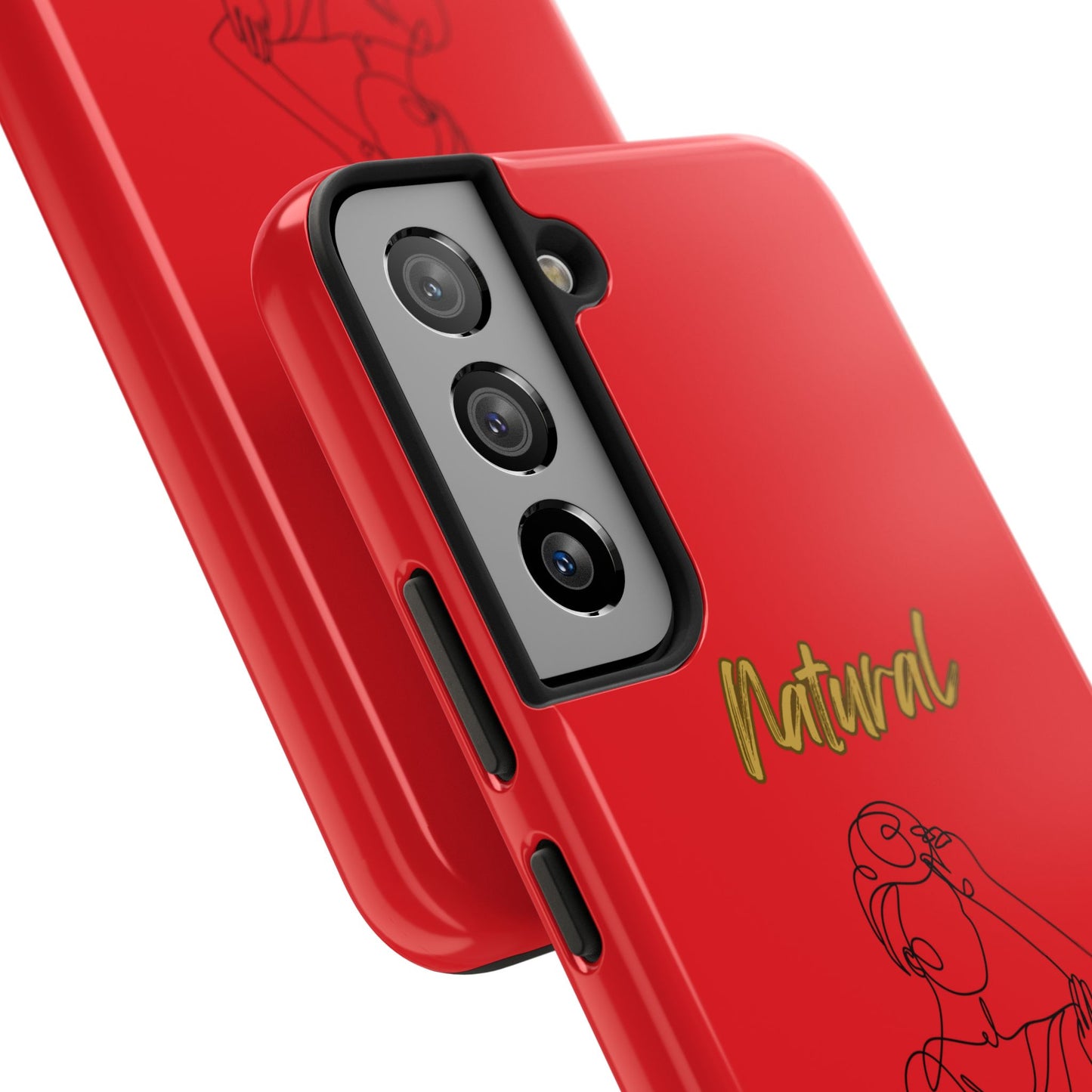 Natural Woman Style (BL)Tough Phone Cases RED