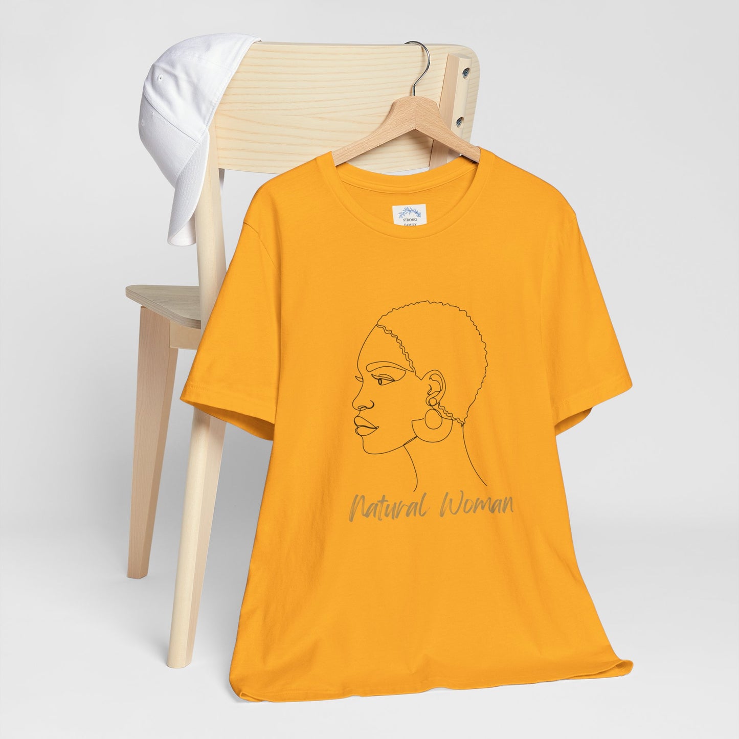 NATURAL WOMAN Finger Waves (BL) Short Sleeve T-Shirt