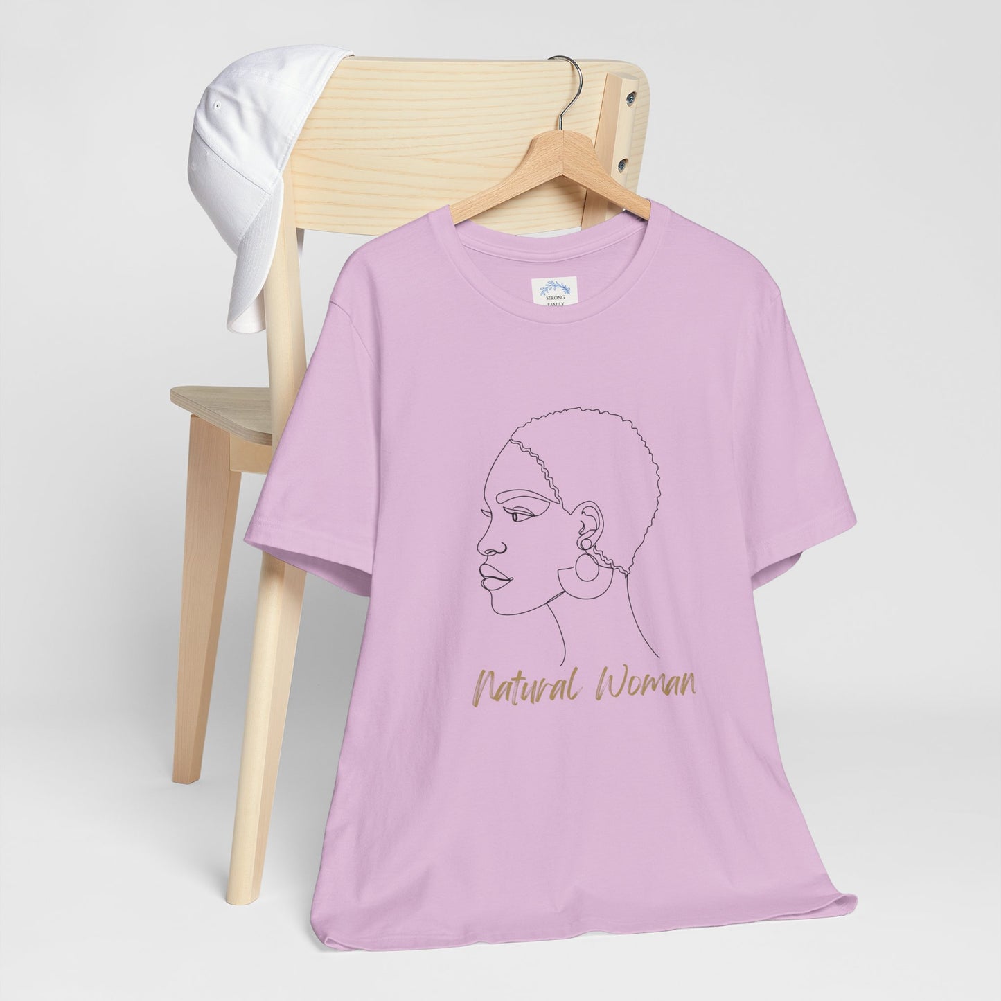 NATURAL WOMAN Finger Waves (BL) Short Sleeve T-Shirt