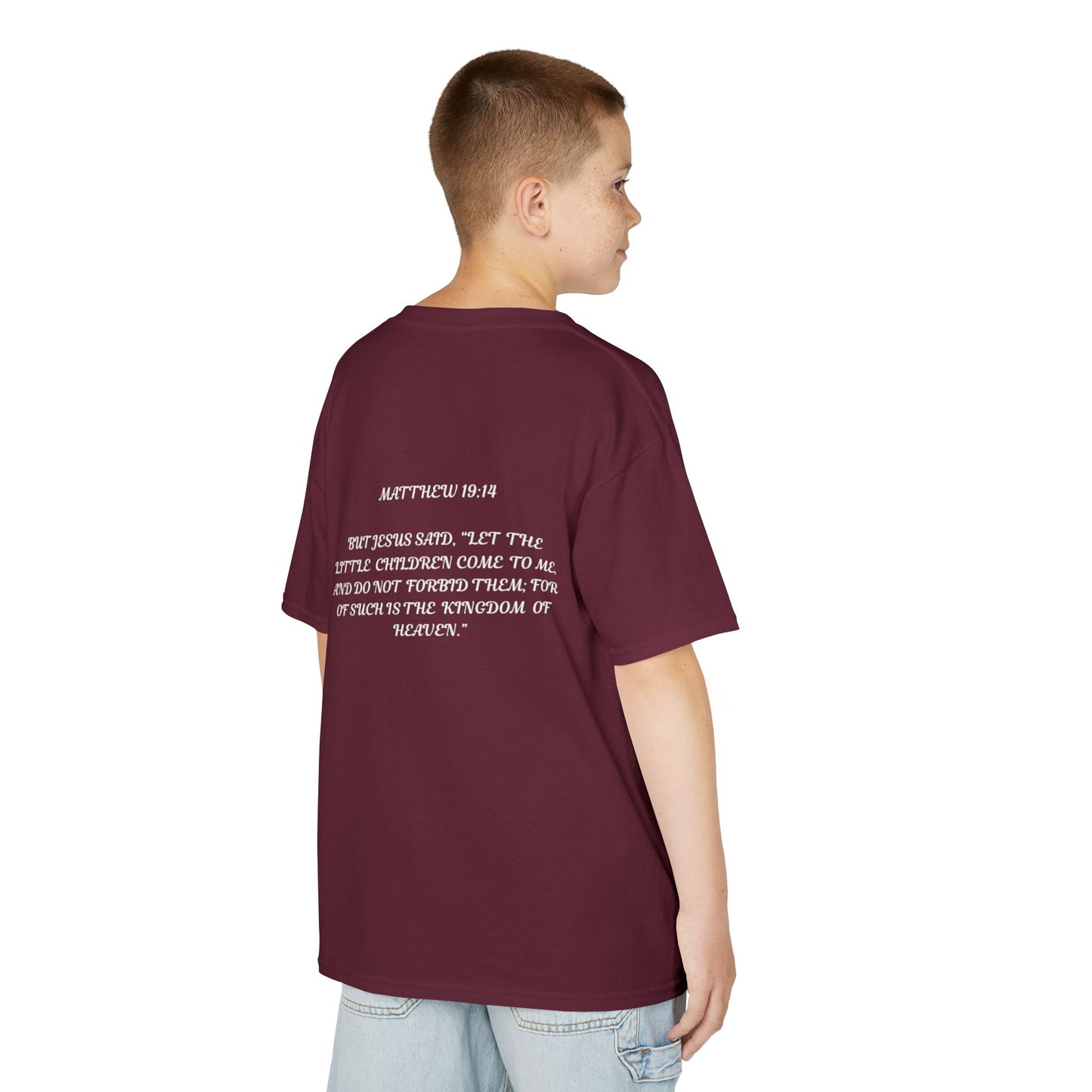 Children of the King Inspirational Kids Cotton T-Shirt (BL)