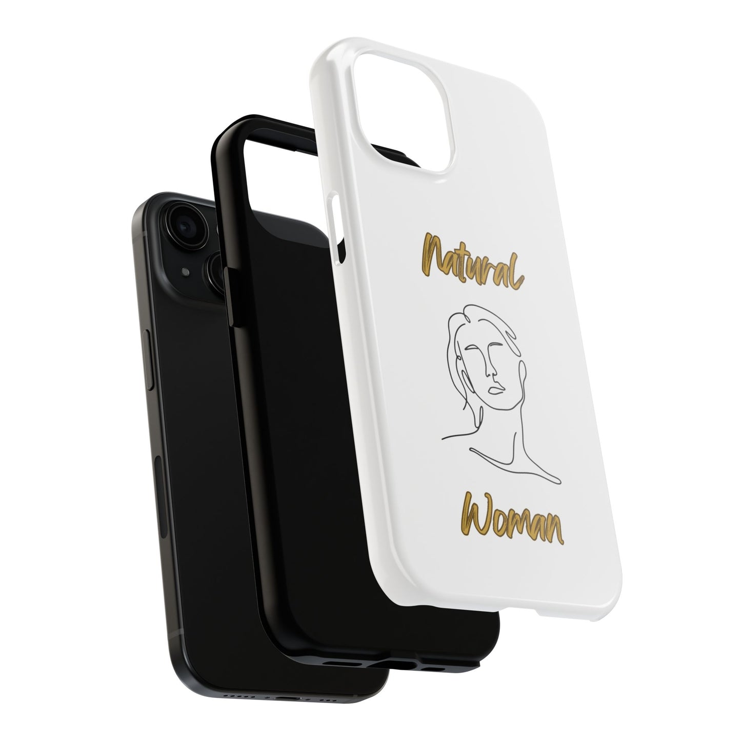 Natural Woman Hello (BL)Tough Phone Cases WHITE