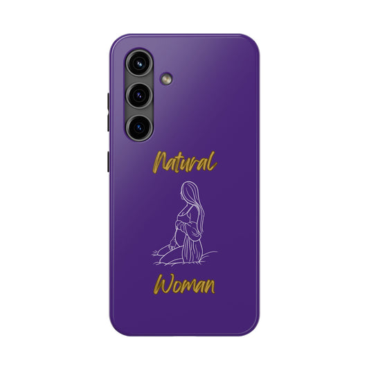 Natural Woman Expecting (WL)Tough Phone Cases PURPLE