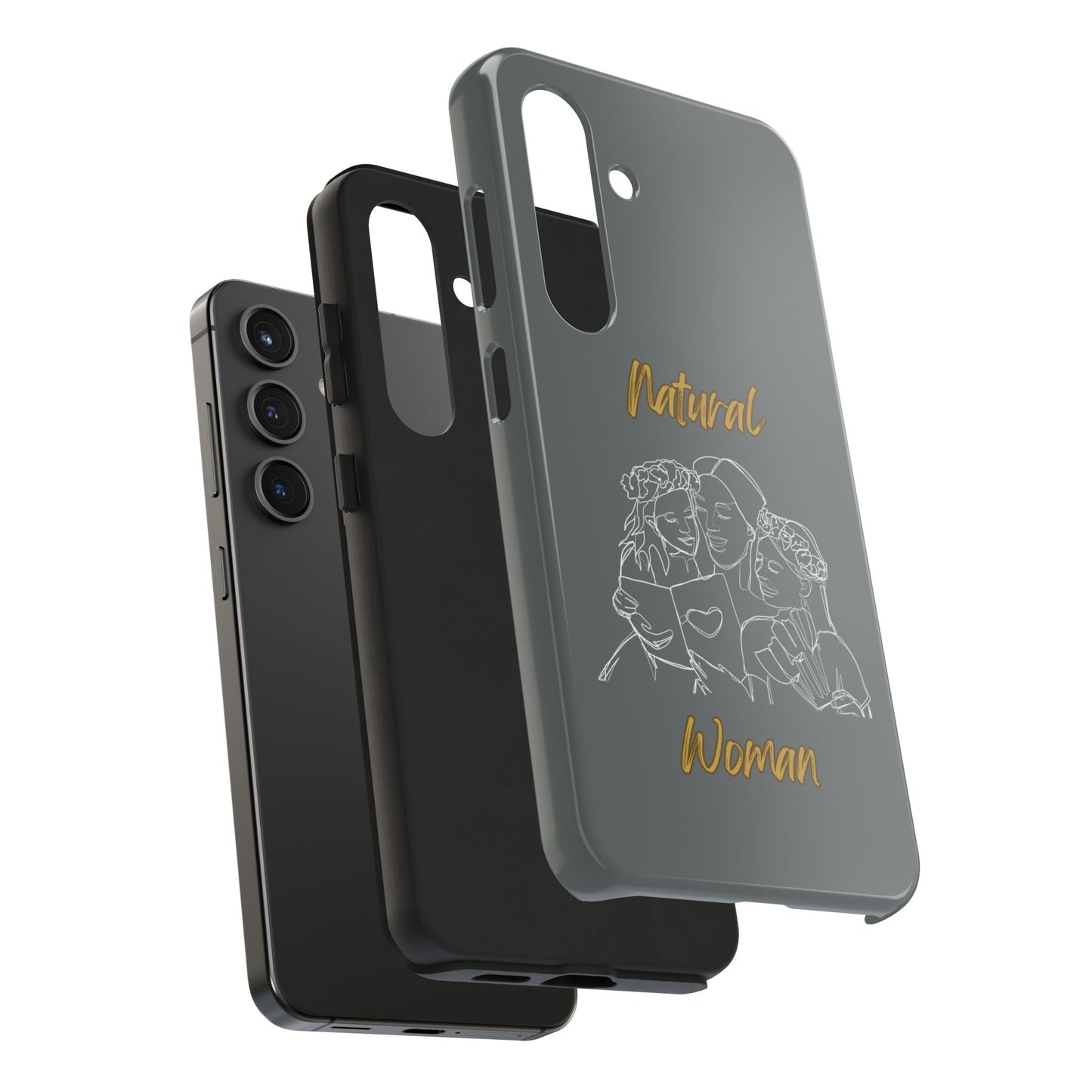 Natural Woman Me & My Girls (WL)Tough Phone Cases DARK GREY