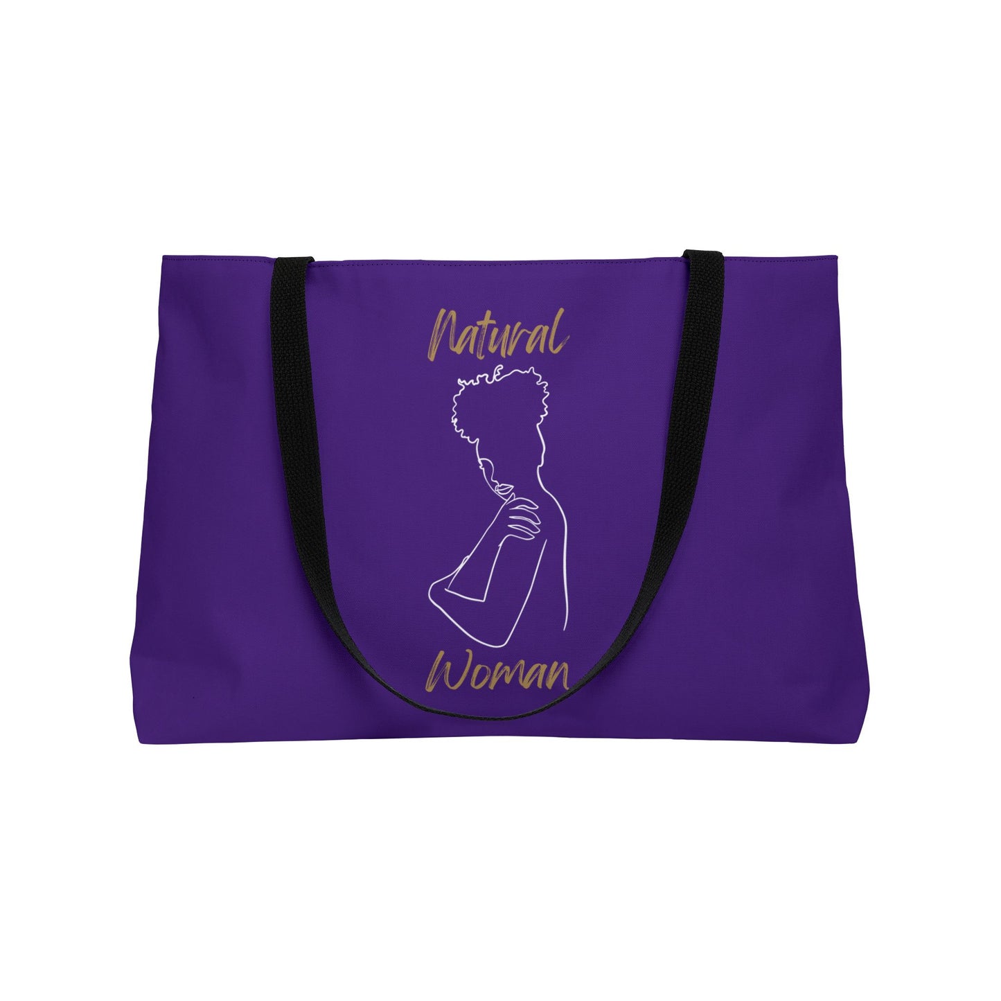 Natural Woman Sassy (WL) Weekender Tote Bag DARK PURPLE