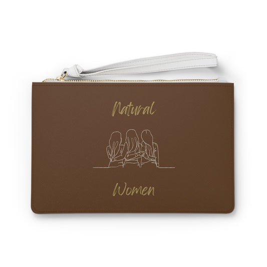 Natural Women Loving Friends (WL) Clutch Bag BROWN