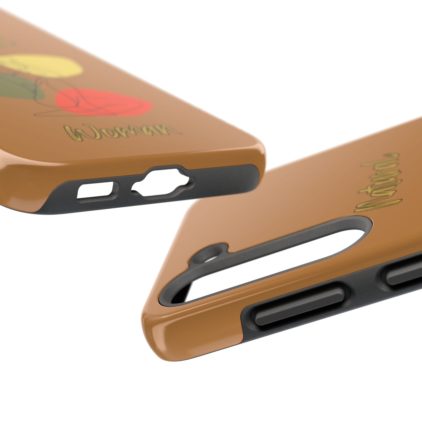 Natural Woman Colorful Pose (BL)Tough Phone Cases LIGHT BROWN