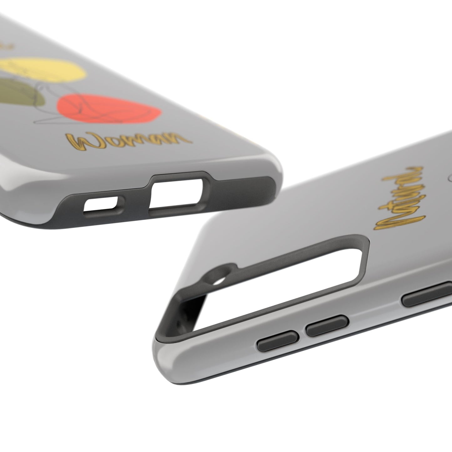 Natural Woman Colorful Pose (BL)Tough Phone Cases LIGHT GREY