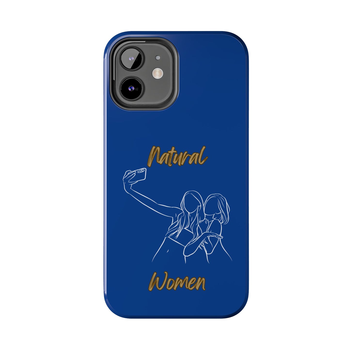 Natural Woman Friends Selfie (WL)Tough Phone Cases DARK BLUE