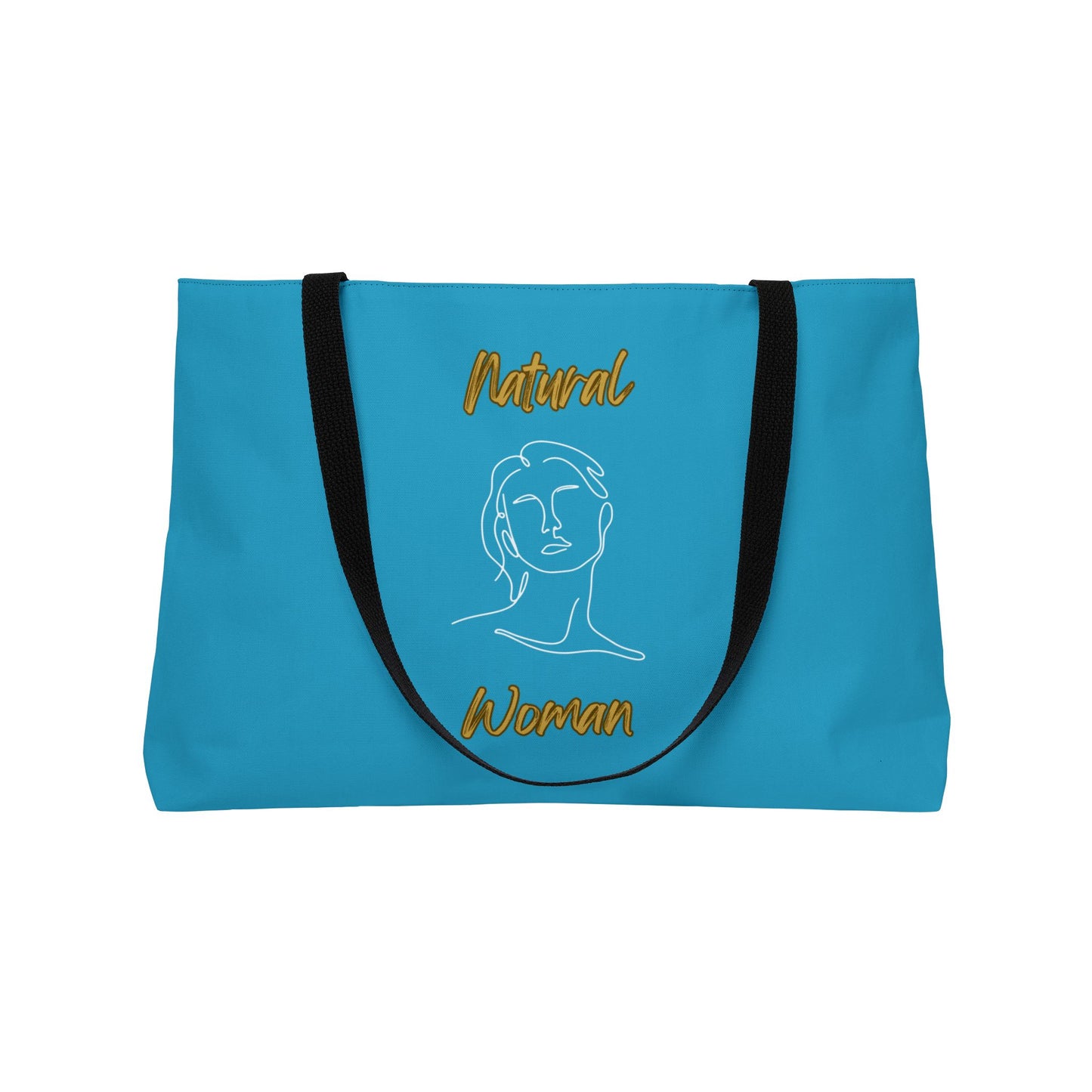 Natural Woman Hello (WL) Weekender Tote Bag TURQUOISE
