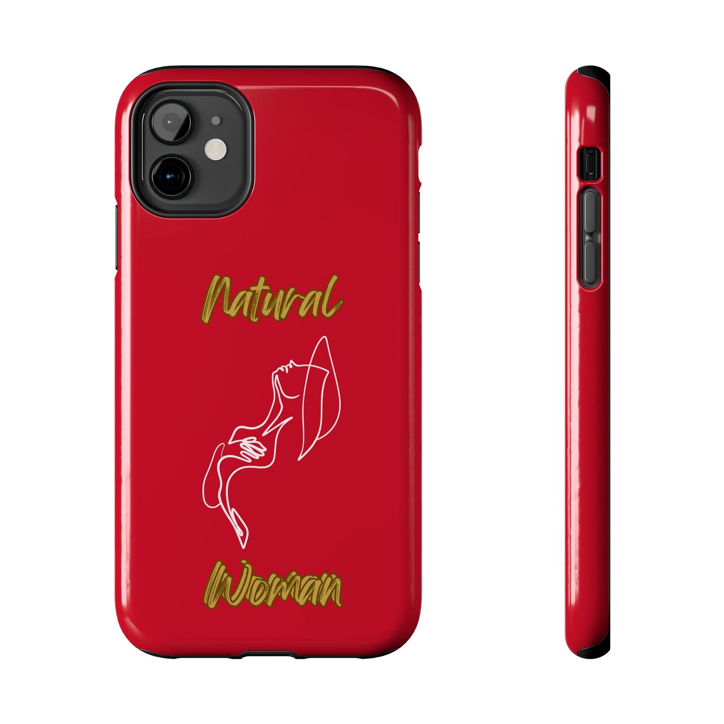Natural Woman Free (WL)Tough Phone Cases DARK RED