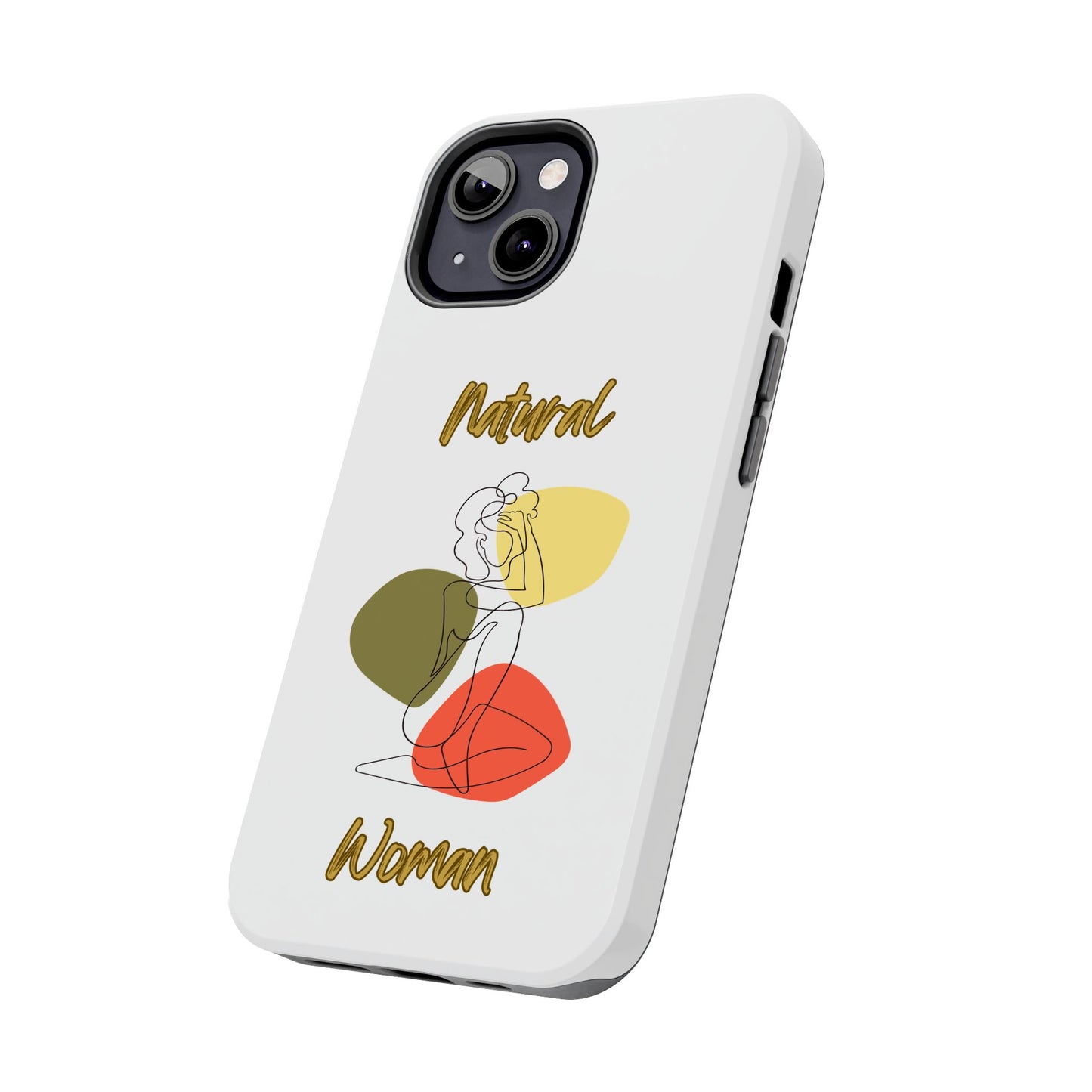 Natural Woman Colorful Pose (BL)Tough Phone Cases WHITE