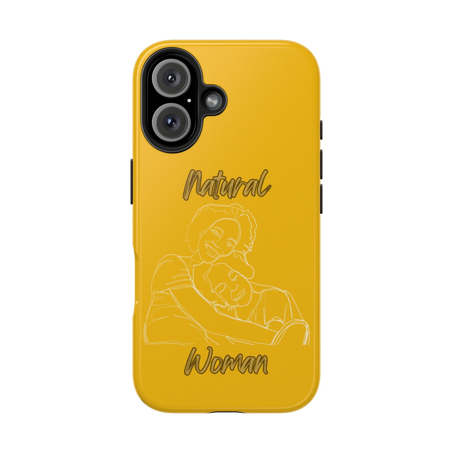 Natural Woman Loving Embrace (WL)Tough Phone Cases YELLOW