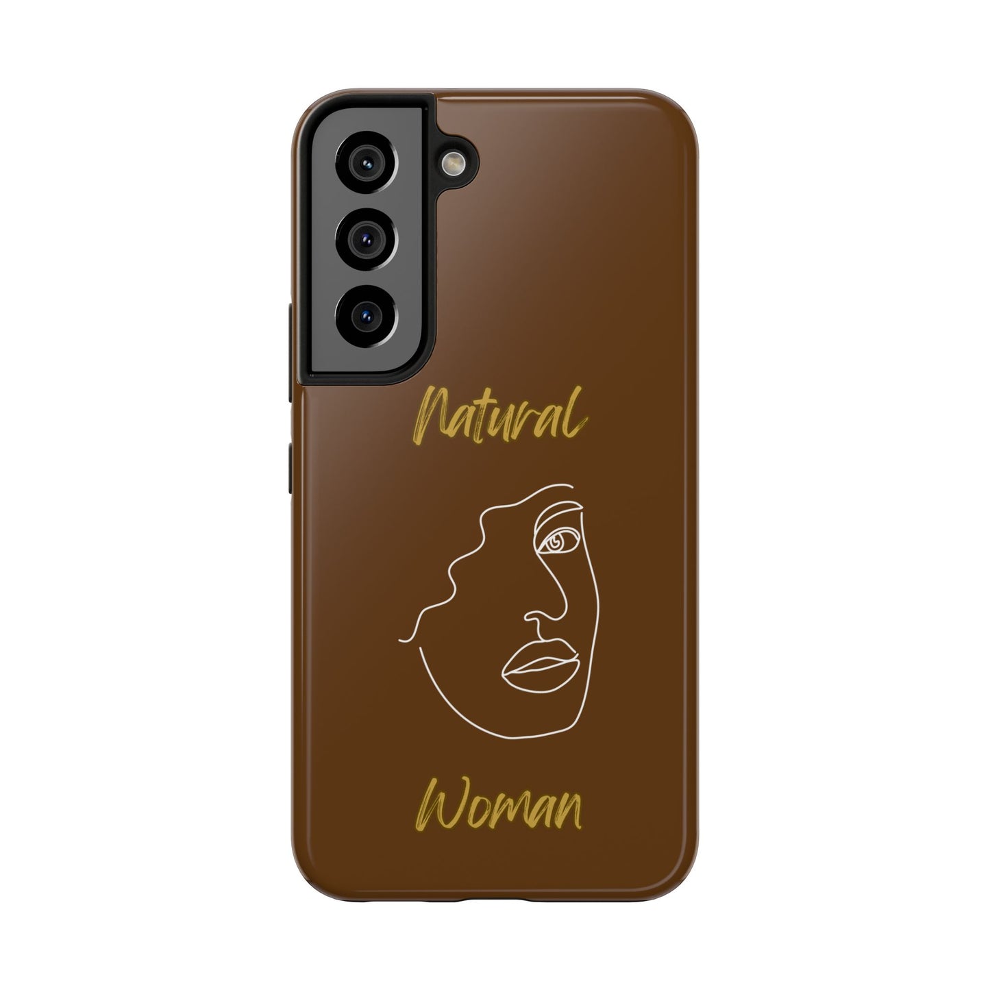 Natural Woman Peekaboo (WL)Tough Phone Cases BROWN