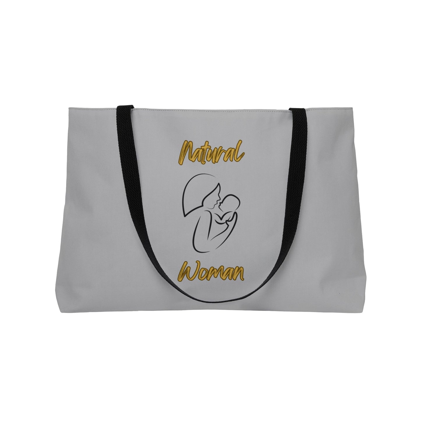 Natural Woman Long Awaited (BL) Weekender Tote Bag LIGHT GREY