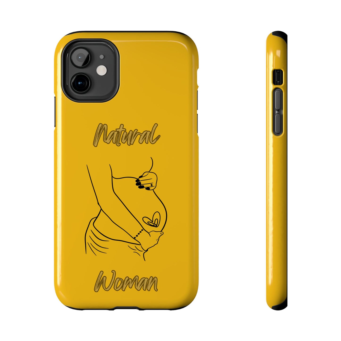 Natural Woman Loved In & Out (BL)Tough Phone Cases YELLOW